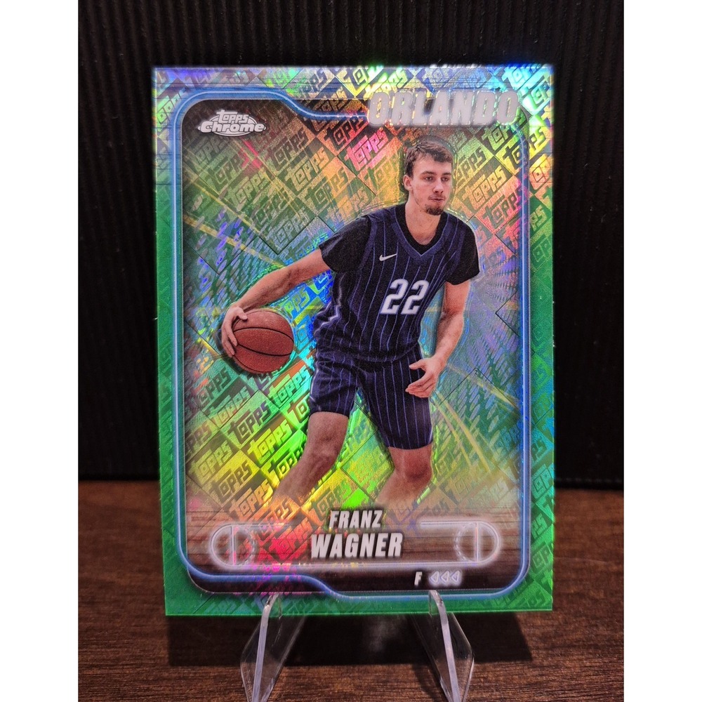 2025 Topps‎ Chrome NBA Franz Wagner #93 Green Topps Orlando Magic